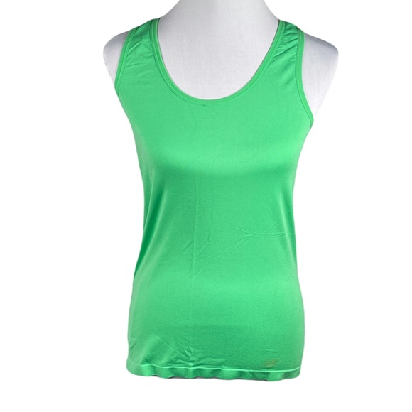 New Balance Performance Racerback Tank Top, Green, Large - Picture 1 of 6